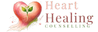 logo heart healing counselling